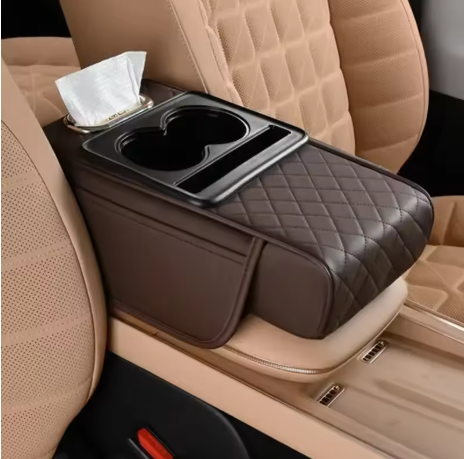 Armrest heightening storage box